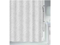 Spirella Duschvorhang Peer Polyester Weiss 120 x 200 cm