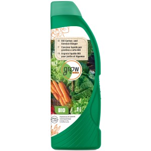 GROW by OBI BIO engrais jardin et légumes, bouteille 1l.