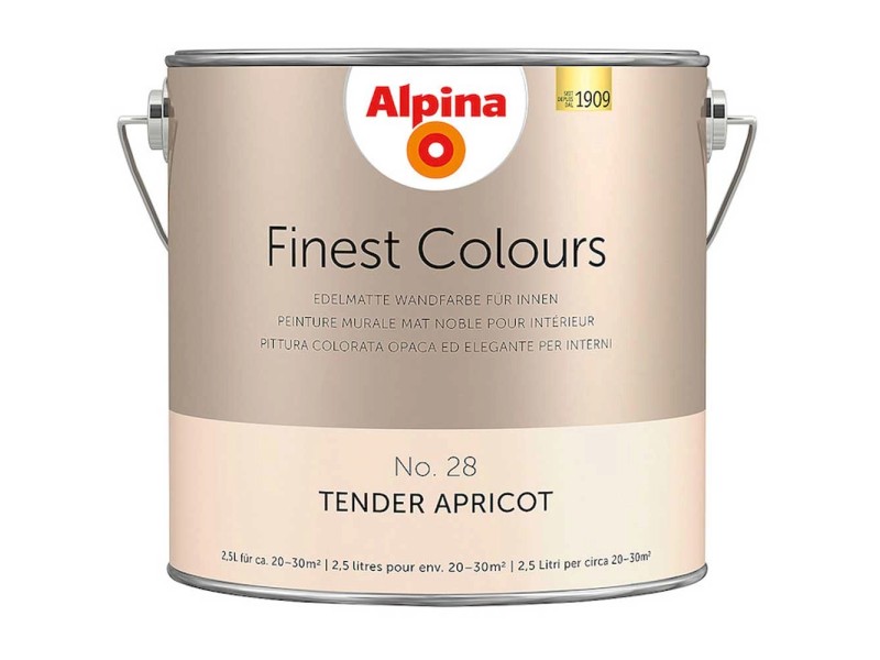 PEINTURE MURALE ALPINA recettes de couleurs 2,5 L. peinture murale ver.  Couleurs haute couverture respirante EUR 29,99 - PicClick FR