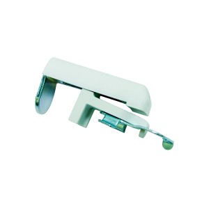 Gardinia Supporto a morsetto confezione da 2, bianco, per tende veneziane con guida superiore da 25 mm per montaggio su telaio finestra.