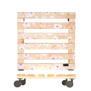 Wagner Rolluntersetzer con motivo a fiori di ciliegio, 350x350 mm, portata fino a 100 kg.