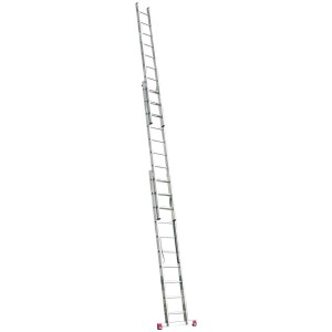 Scala multiuso in alluminio Krause Corda, 3x10 gradini, utilizzabile come scala d'appoggio, a cavalletto e scorrevole.
