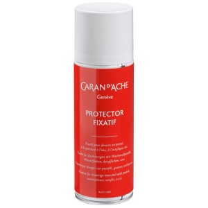Caran d'Ache Fixativ-Spray, 200 ml, zum Fixieren von Zeichnungen und Malereien.