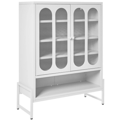 Beliani Buffet Soletta blanc 108 x 84 x 35 cm