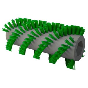 Spazzola a spirale Batavia in nylon verde per Maxxbrush, utensile da giardino per la pulizia delle superfici.
