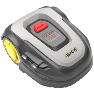Robot tondeuse Worx LandXcape LX855 pour pelouses jusqu'à 300 m², gris/jaune.