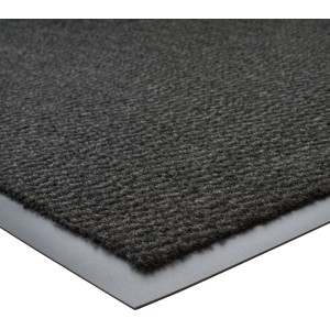 Tapis de propreté gris anthracite, 80x120 cm. Tapis antidérapant pour l'intérieur.