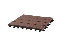 Gartec Klickfliesen WPC Marrone 30 x 30 cm