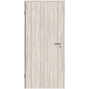 Porta interna Lamineo in rovere argentato, apertura a sinistra, con maniglia. Robusta e facile da pulire.