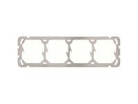 Hager Befestigungsplatte Kallysto waagerecht Gr. 1 x 4