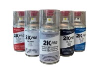 2K PRO PU-Lack Spray matt Schwarz 250 ml