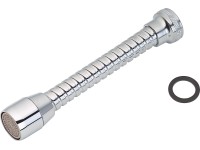 Mischdüsen-Zwischenschlauch verchromt M22 x 140 mm