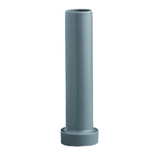 Diaqua Tuyau vertical pour Pluto, gris, 175mm, pour bonde de receveur de douche.