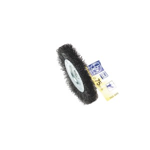 Spazzola a disco LUX, 75 mm, spazzola metallica fine per trapani per la rimozione della ruggine e la pulizia dei metalli.