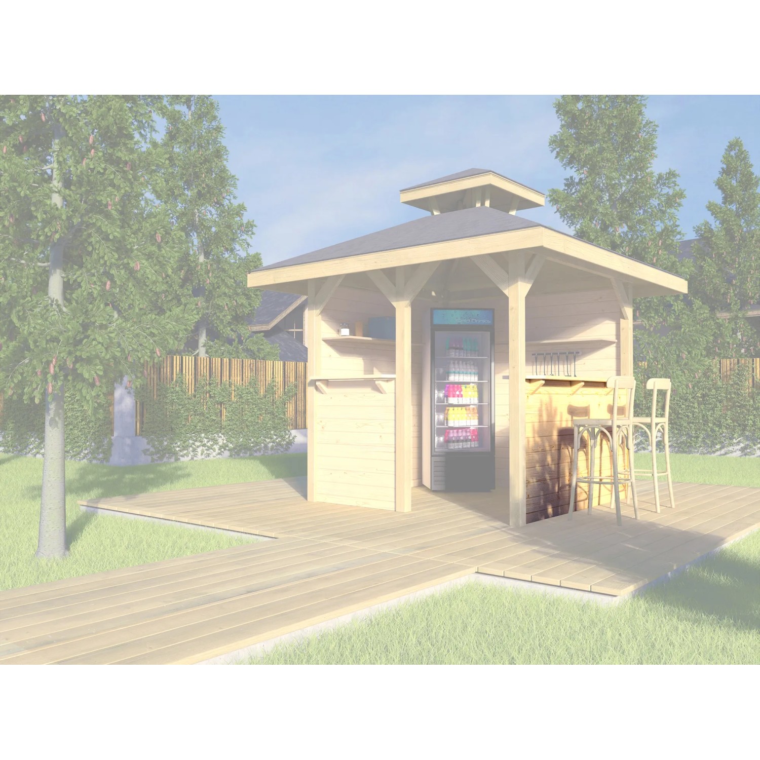 Ersatz-Baldachin Für Garden Treasures Pergola Pavillon – Riplock 500 Denier, Beige, Wasserabweisend