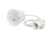 Lampenpendel E27 Weiss Länge 0,7 m