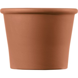 Vaso per piante Deroma Cilindro Bordato in terracotta, Ø 12cm, per il giardino.