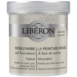 Libéron pittura per mobili a base di caseina, tonalità Grège-Seide, barattolo da 0,5 l.