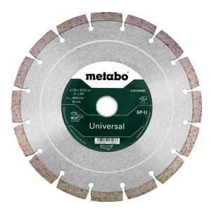 Disque diamant Metabo SP Promotion, diamètre 230 mm, pour meuleuses d'angle.