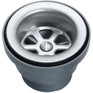 Franke Standrohrventil Inox 1 1/2 pouce pour évier, acier inoxydable.