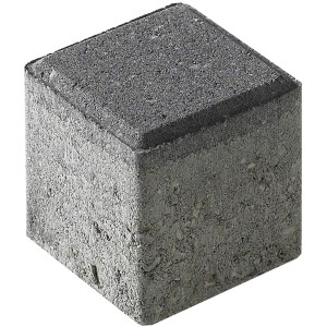Pierre de remplissage anthracite pour dalles gazon Kann, 8x7,8x7,8 cm, pour sceller partiellement les zones pavées.