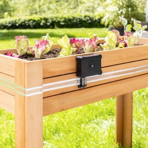 Windhager e-Fence barriera anti-lumache su letto rialzato, recinzione elettrica anti-lumache da 10 m.