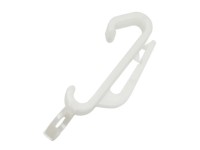 Gardinia Gardinen-Clip-Gleiter Kunststoff Weiss