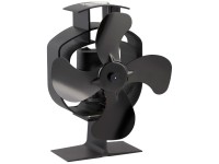 Valo Ofenventilator stehend 46 Grad drehend Schwarz (HxBxT) 18 x 13 x 24 cm