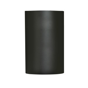 Tuyau de poêle Firefix, non manchonné, avec anneau de condensation, noir, Ø 150x250 mm.