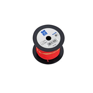 Ficelle de maçon LUX Classic rouge, rouleau de 100 m, pour des mesures et des piquets précis.
