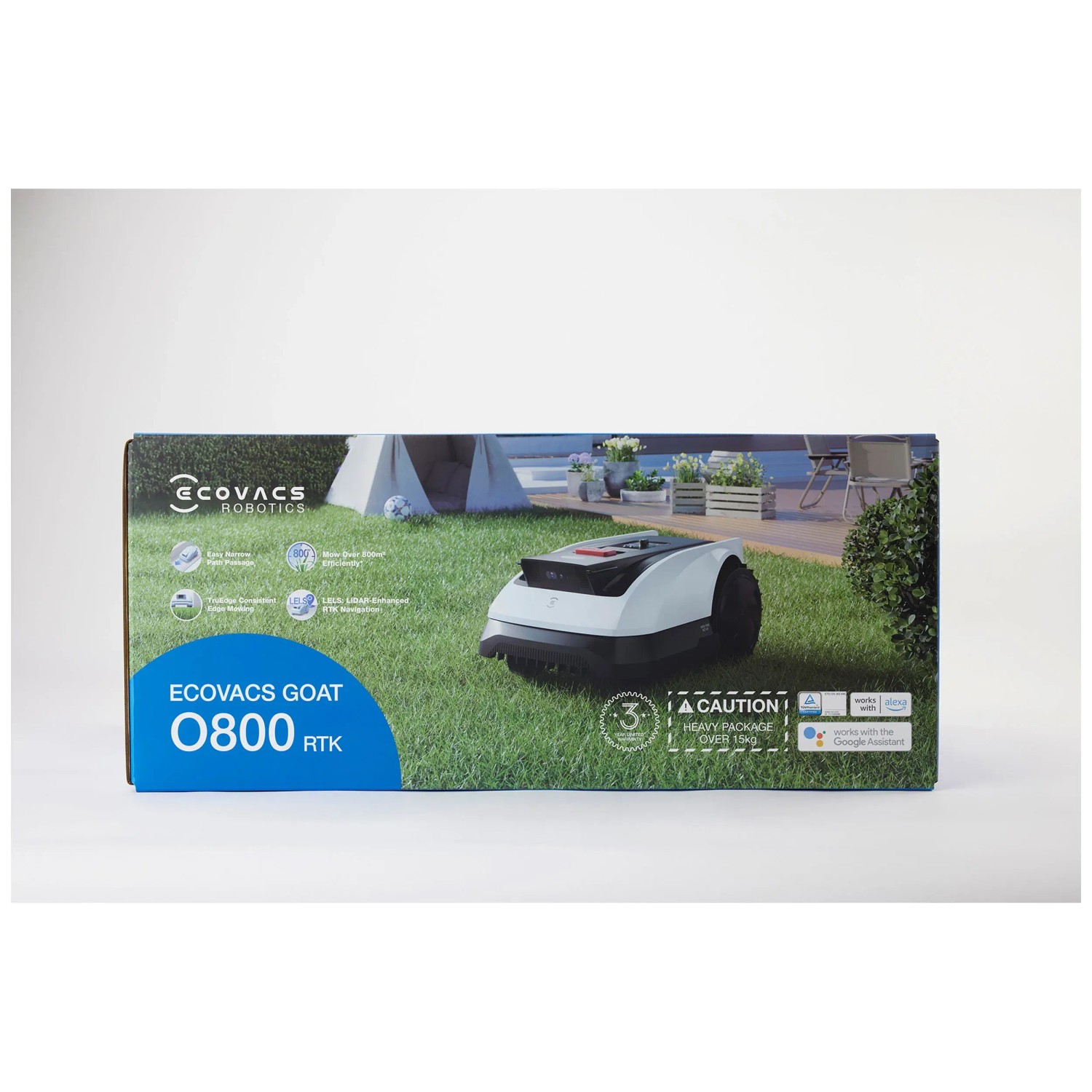 ECOVACS GOAT G1-800 Robot Tagliaerba 800Mq Senza Filo Perimetrale, Rasaerba Robo