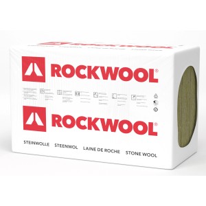 Isolamento per telaio in legno Rockwool Flexirock confezionato, spessore 80 mm, per isolamento termico e acustico.