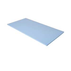 Pannello in schiuma azzurra 200x100x3 cm per materassi, imbottiture e isolamento acustico.
