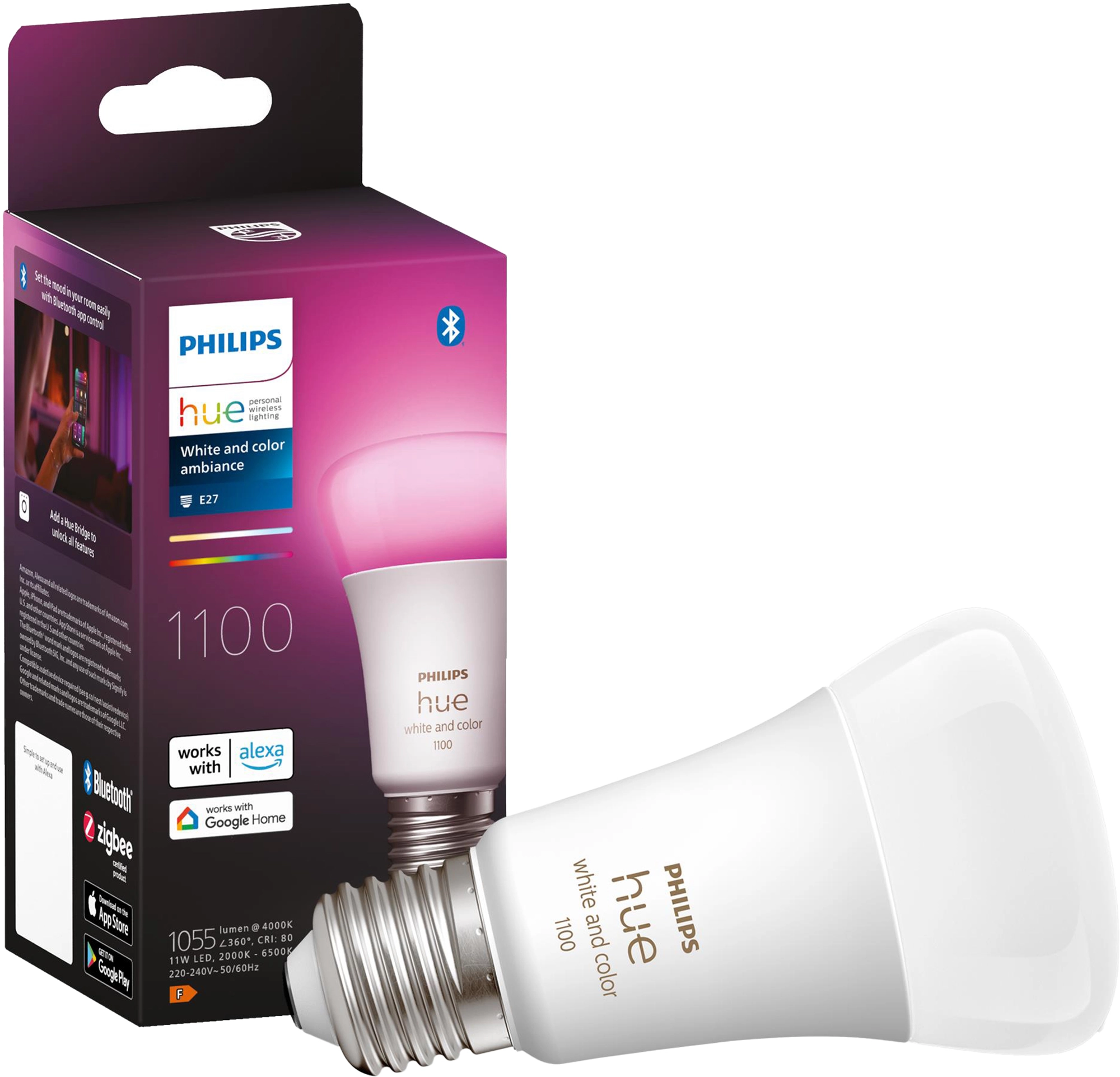Philips Hue White and Color Ambiance Ampoule LED A60 / E27 / 9 W