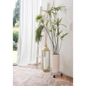 Wagner Multi Roller Antik Weiss sotto vaso, base con rotelle in ghisa con 3 ruote.
