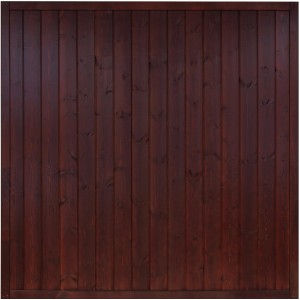 Pannello frangivista Oxford verniciato marrone, 180x180 cm, in legno per il giardino.