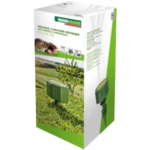 Confezione del repellente per talpe e arvicole Windhager Mole Stop 1000.