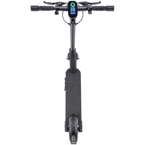 Vmax E-Scooter VX2 Pro LT-B, 500 W, vue de dessus : guidon avec écran, marchepied et roue arrière.
