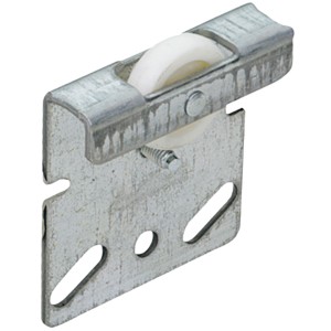 Cursore Hettich zincato per cerniere per mobili e profili a doppia corsa fino a 25 kg.