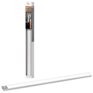 Osram LED-Unterbauleuchte Linear Sensor, 60 cm, Aluminium Grau, mit Verpackung.