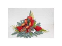 Doppelgesteck Rot klein Ø 50 cm