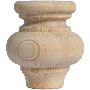 Piede per mobile rustico in faggio, 90 mm, per design mobili.