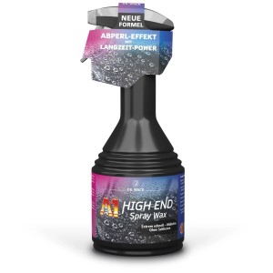 Dr. Wack High End Spray-Wax pour l'entretien auto, avec effet perlant pour protection et brillance.