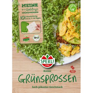 Sperli MicroGreen Garden Bio-Crescione, ricariche per una facile semina e coltivazione del crescione.