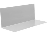 Winkelblech ohne Wasserfalz Zuschnitt Aluminium Natur 250 mm x 1 m