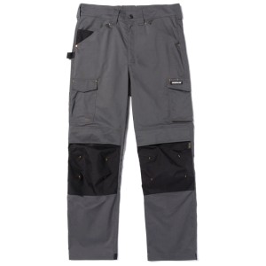 Pantalon de travail Cat Nexus gris/noir, taille 40/32. Pantalon résistant avec poches et genoux renforcés.