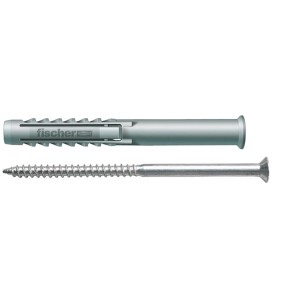 Fischer SXR 8x60 tassello a telaio con vite, 6 pezzi, per fissaggi sicuri interni ed esterni.