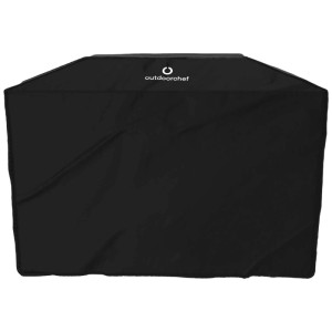 Copertura per grill Outdoorchef Heat C-265 nera in poliestere con logo.