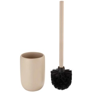Diaqua WC-Garnitur Smilla in Beige: WC-Bürste mit Halter für Bad und Gäste-WC.