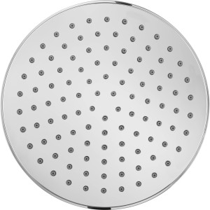 Pomme de douche de tête ronde chromée baliv KBR-20.10 avec picots anticalcaire.